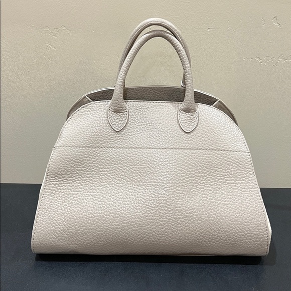 Anna Paola | Italian Leather Satchel w/ Crossbody & Scarf - Picture 4 of 16